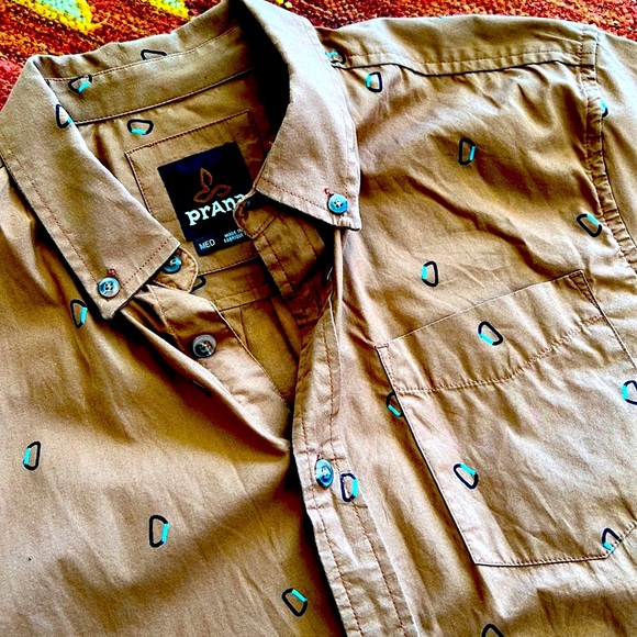 Prana Other - PrAna Mens short sleeve button down shirt medium